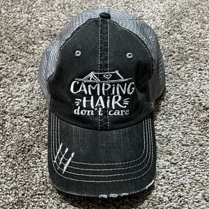BRAND NEW women’s hat “CAMPING HAIR don’t care”